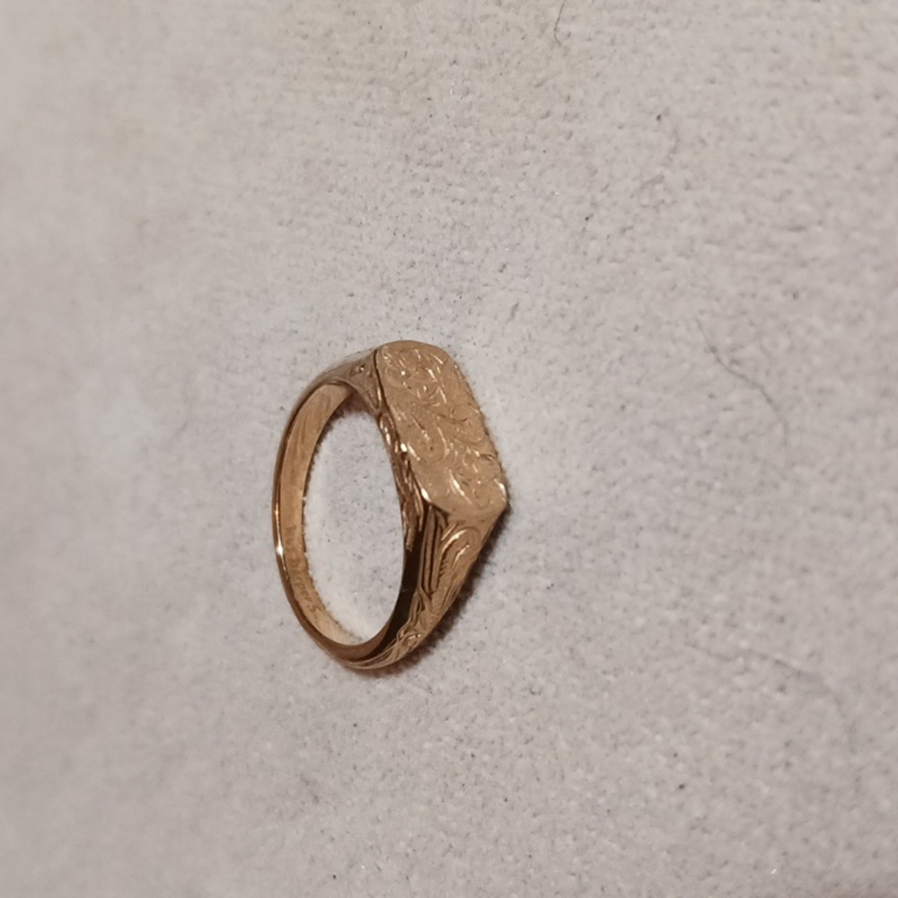 Hey Harper Daphne Gold Tone Ring Size 5 - Picture 6 of 7